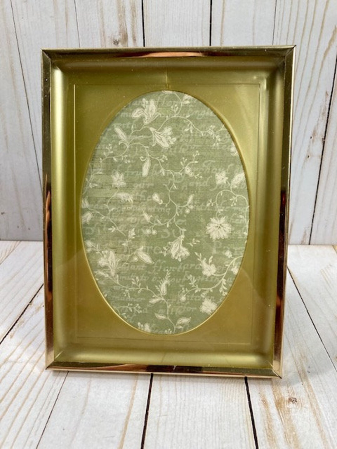 Vintage Gold Shadow Box Picture Frame, Vintage Wedding Picture Frames
