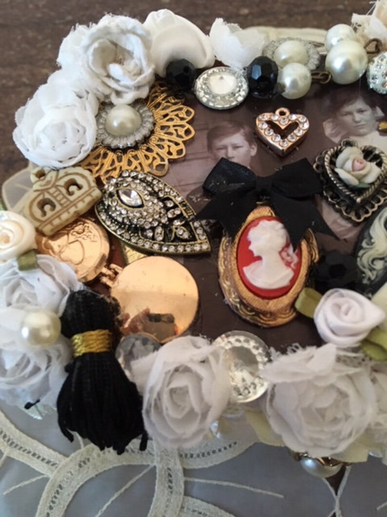 Victorian Style Jewelry Box Victorian Goth Treasure Etsy