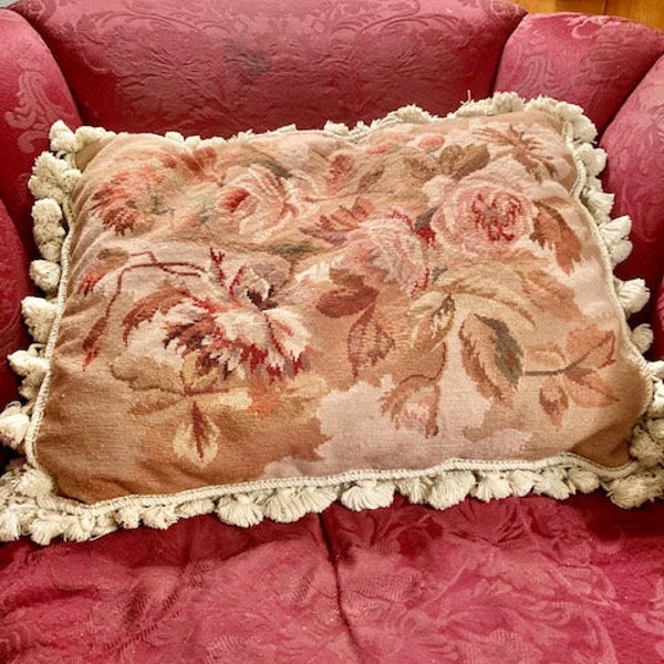 Aubusson Pillow Etsy