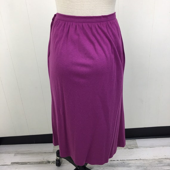 Vintage Jones New York Purple Plum Skirt Size 4 - image 7