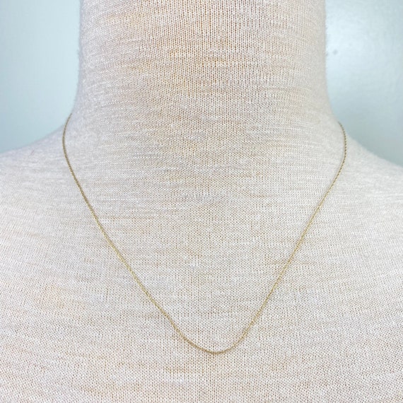 Vintage TC T&C Town and Country 14K Chain 19"