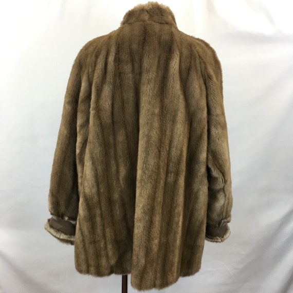 Vintage Tissavel Paris Faux Mink Faux Fur Coat - image 9