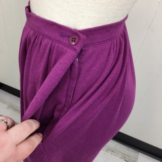 Vintage Jones New York Purple Plum Skirt Size 4 - image 5