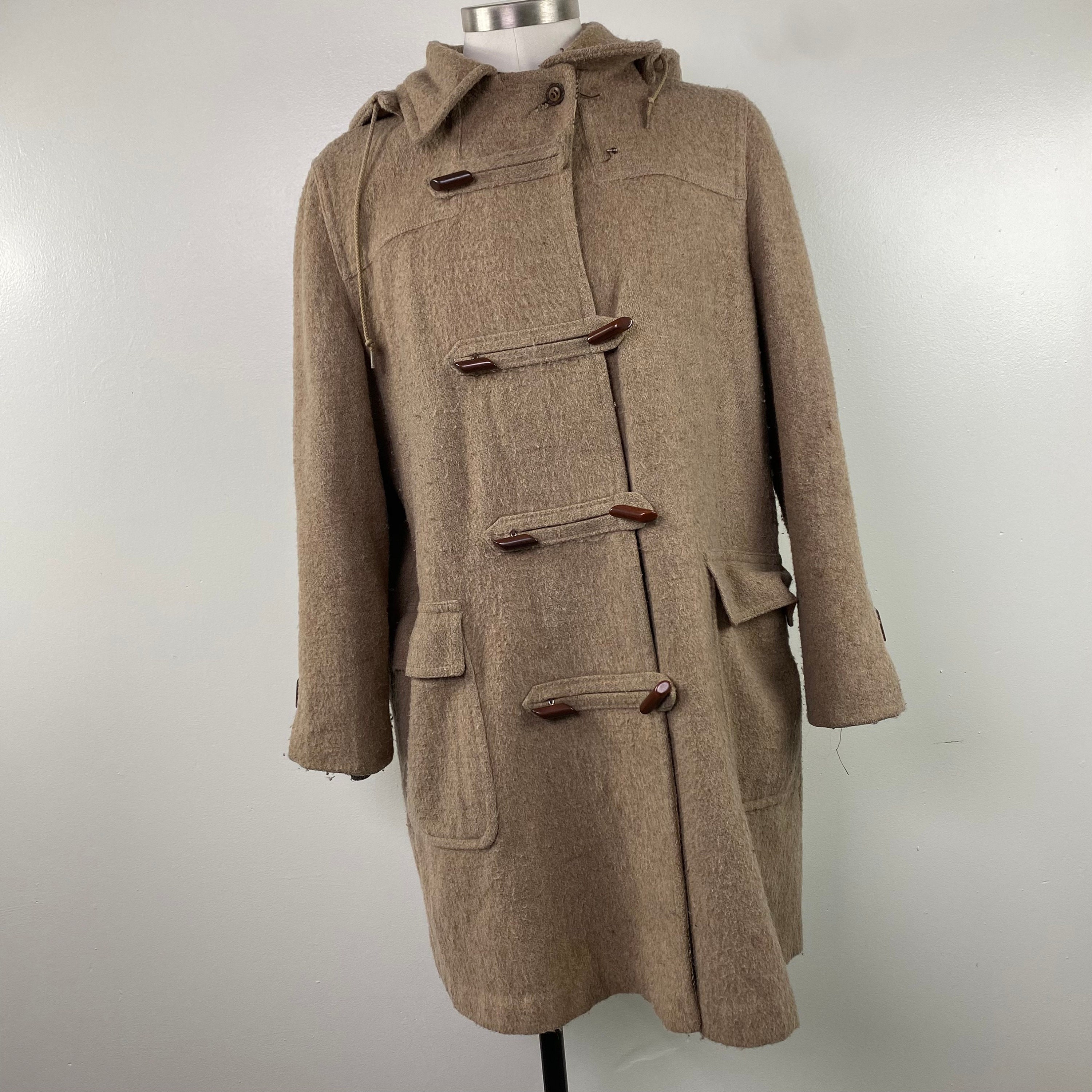ジャケット・アウター Vintage long duffle coat Mens Duffle Coat