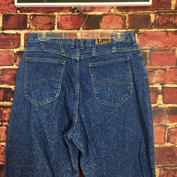 Vintage 80's Lee High Waisted Mom Jeans 14P - image 4