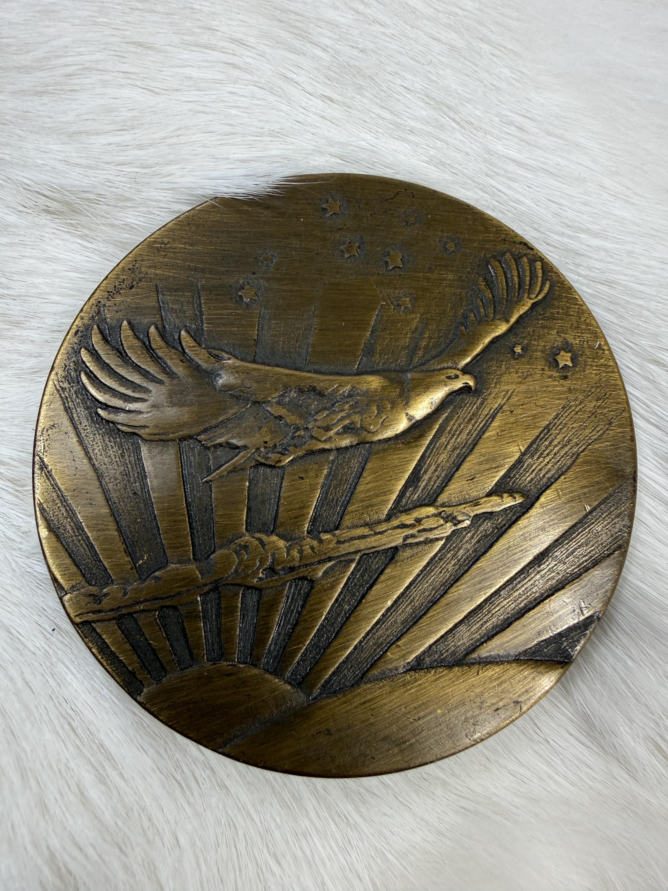 Vintage Brass with Inlaid Wood Tree with Full Moon or Sun Belt Buckle Large Tree Belt Buckle: Antique Gold Oak Leaf Design - Etsy main image 2