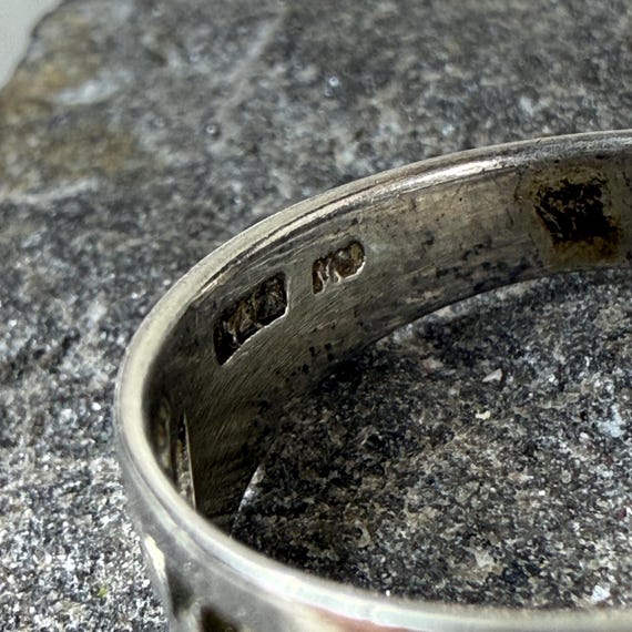 Sterling Silver Open Scrollwork Ring Size 7.75 - image 6