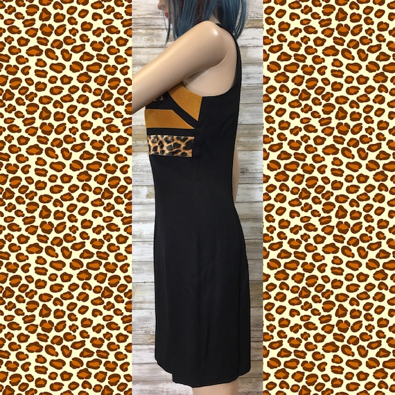 Vintage Animal Print Linda Segal Sheath Dress - image 2