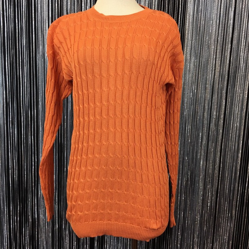 calvin klein sweater orange