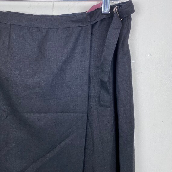Black wrap skirt size 20 online