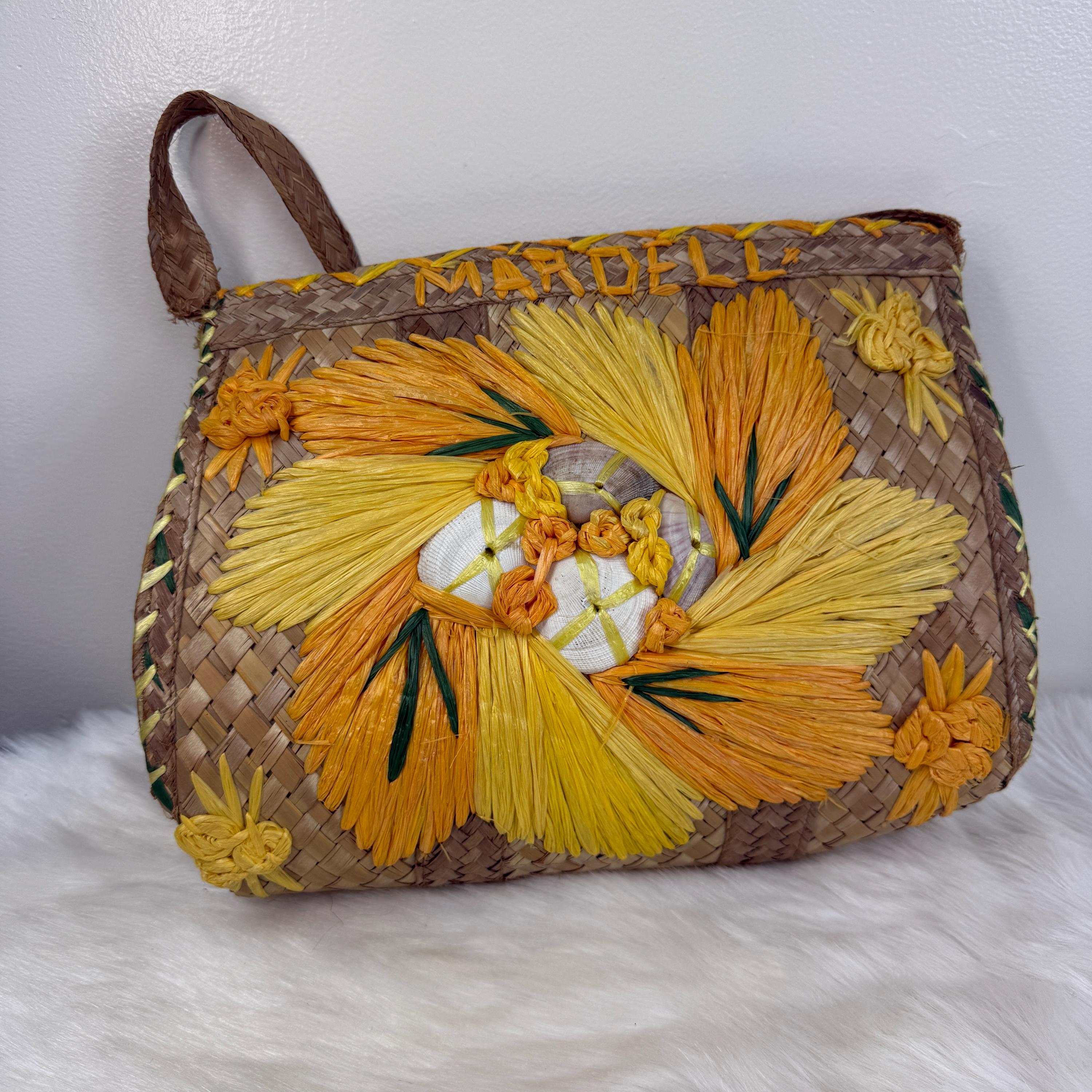 Vintage Rattan Bag - Etsy 