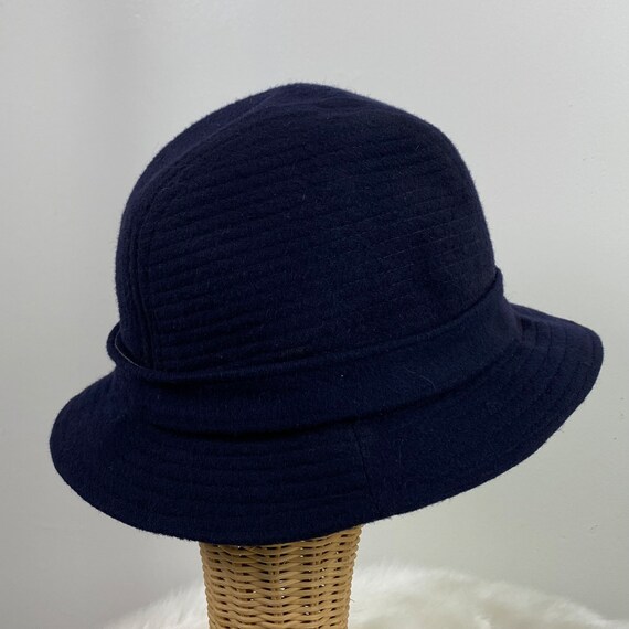 Vintage Navy Trav'ler by Country Gentleman Hat 10… - image 2