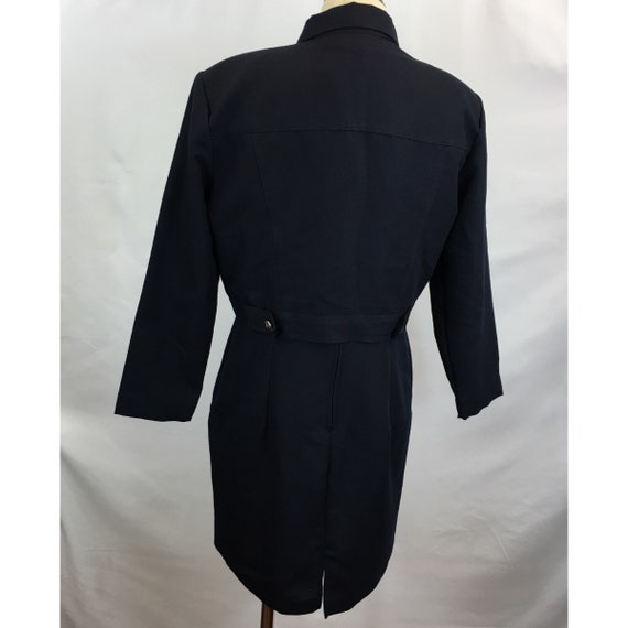 Vintage 80s 90s Black Jacket & Sleeveless Dress S… - image 9