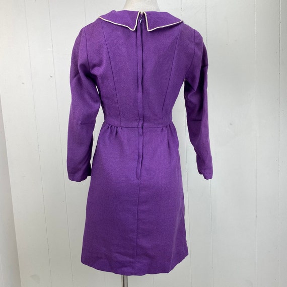 Vintage Sears Fashions Purple with White Peter Pa… - image 8