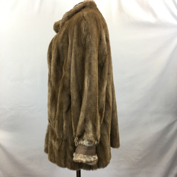 Vintage Tissavel Paris Faux Mink Faux Fur Coat - image 6