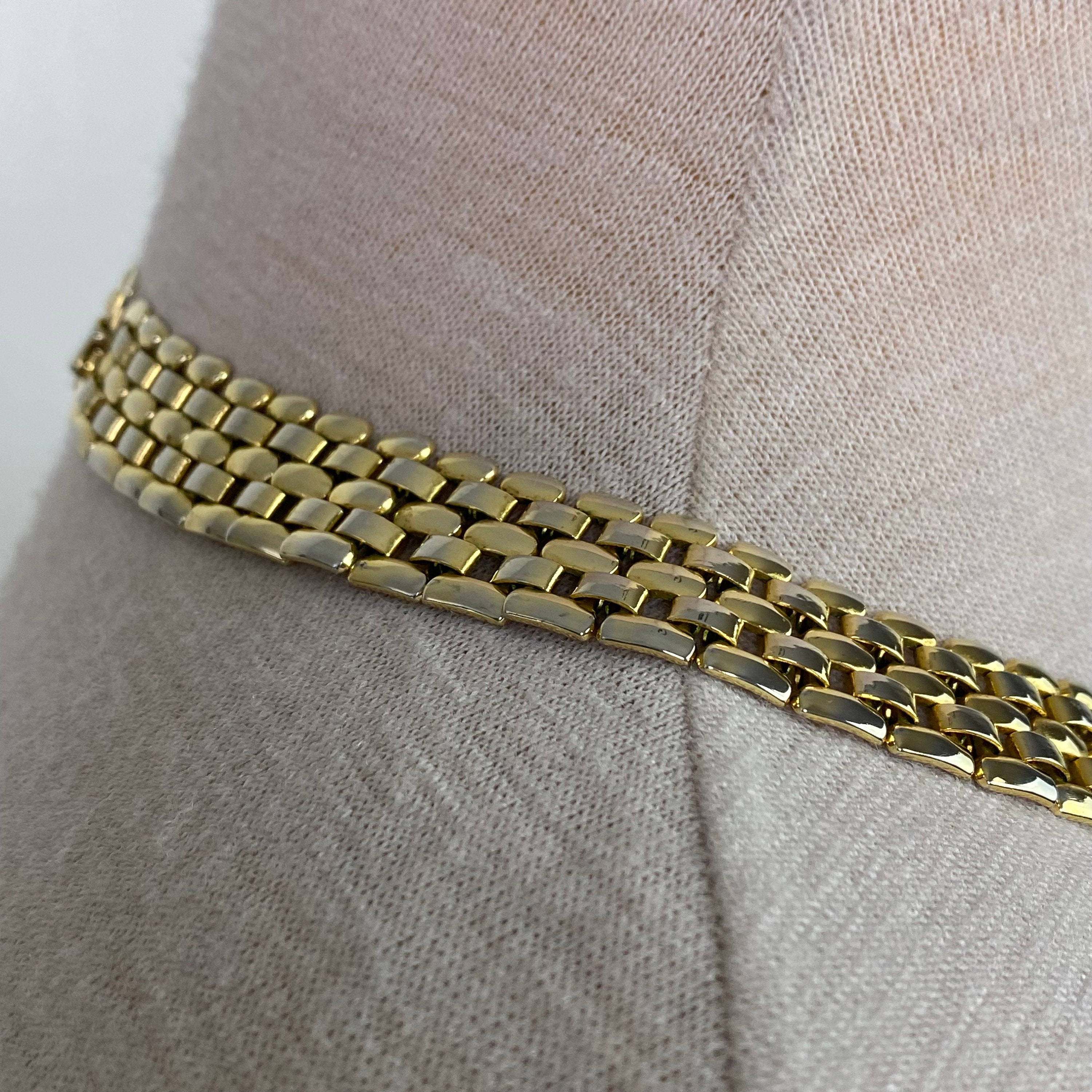 Vintage Gold Tone Necklace 17.5