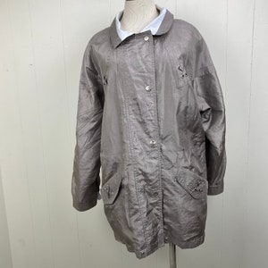 Vintage Karizma Taupe Windbreaker Jacket Medium