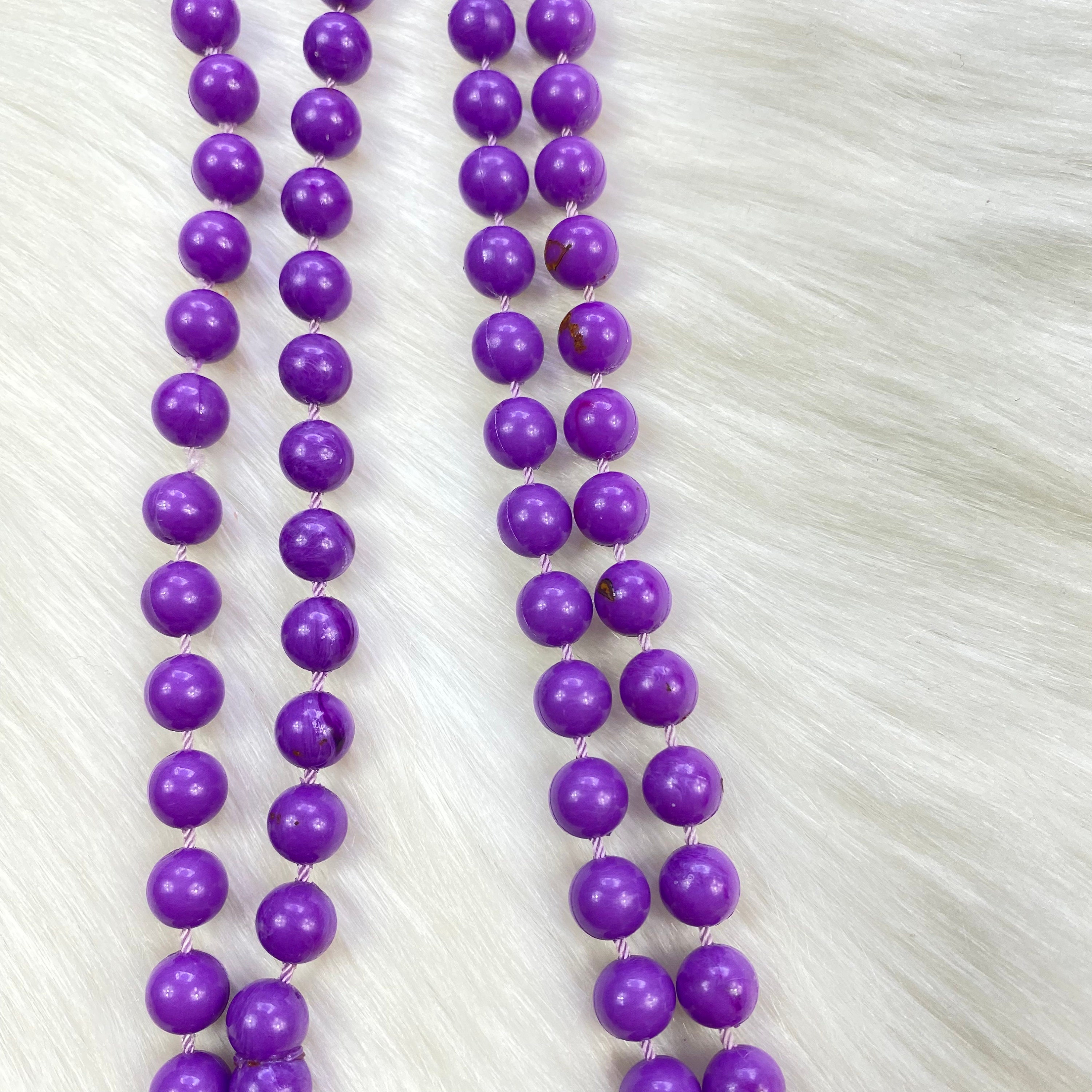 2 Stück Haarkrallen In Multicolor Lila – Ca. 6 Cm Lang, Made In Germany (WeLoveBeads)