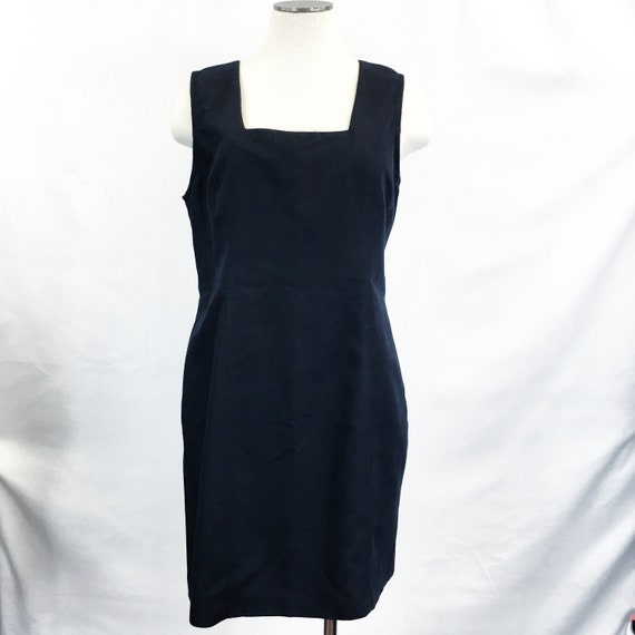 Vintage 80s 90s Black Jacket & Sleeveless Dress S… - image 2