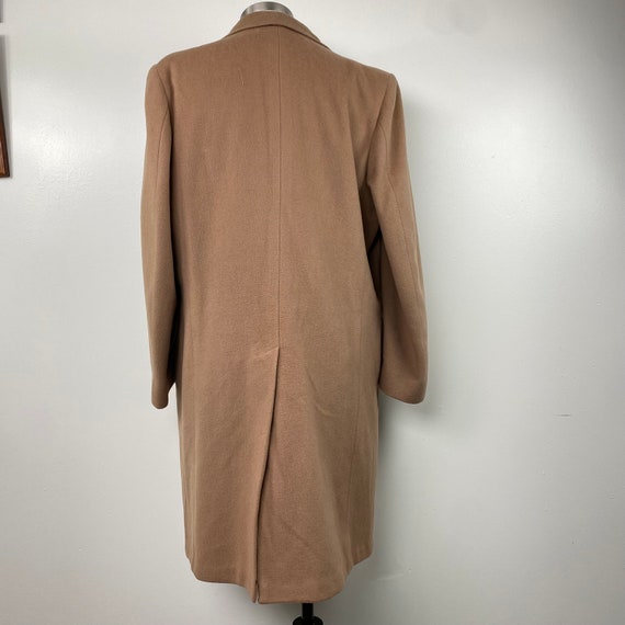 Vintage Gary's Men's Camel Coat Cashmere XL - image 8