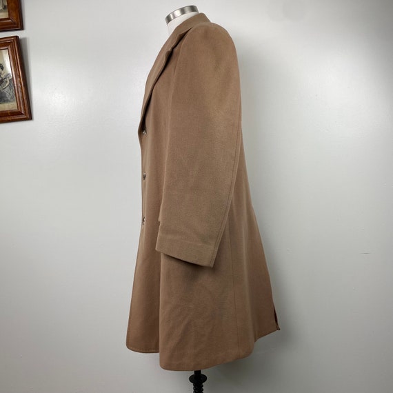 Vintage Gary's Men's Camel Coat Cashmere XL - image 4