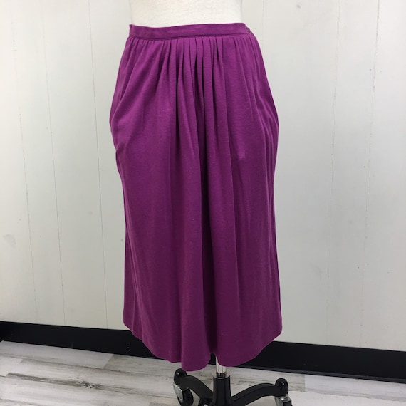 Vintage Jones New York Purple Plum Skirt Size 4 - image 1