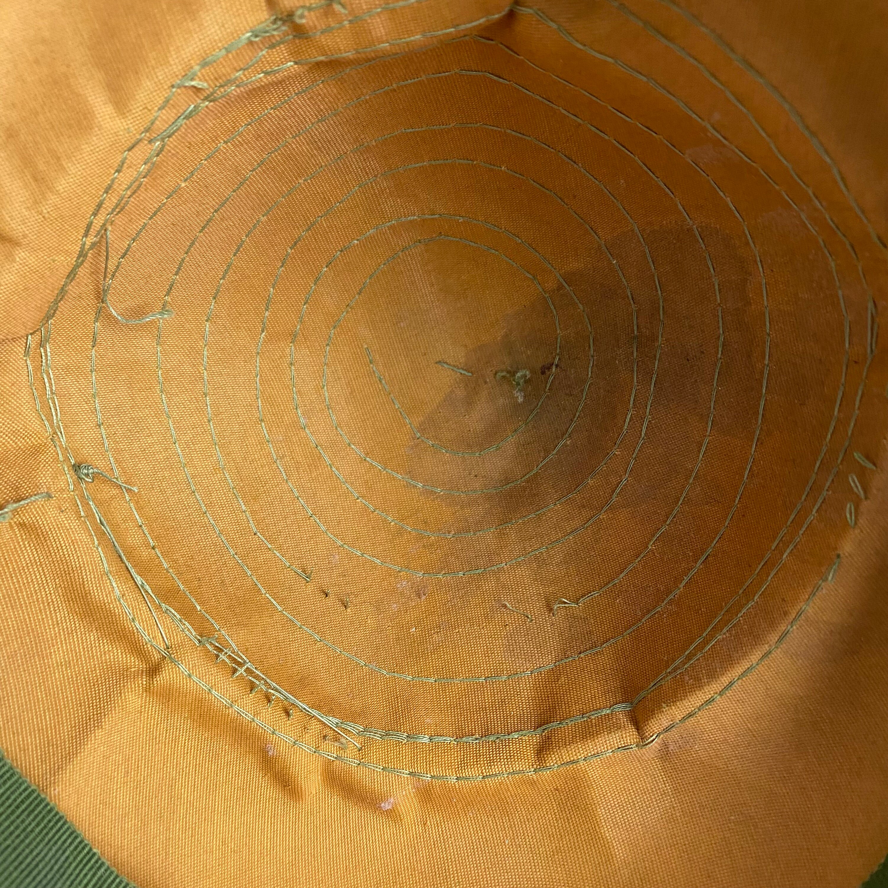 Vintage 60s Green Swirl Hat Genie Dome Birdcage - Etsy display picture 1