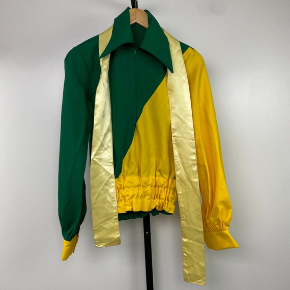 世界の Green 70s Vintage & 100 Jacket Uniform Band Marching Yellow ジャケット・アウター
