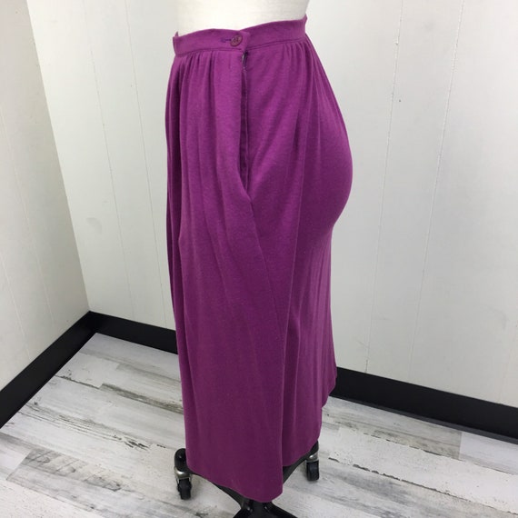 Vintage Jones New York Purple Plum Skirt Size 4 - image 6