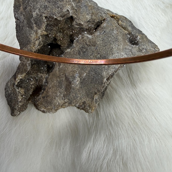 Thin Stackable Copper Bangle Bracelet - image 4