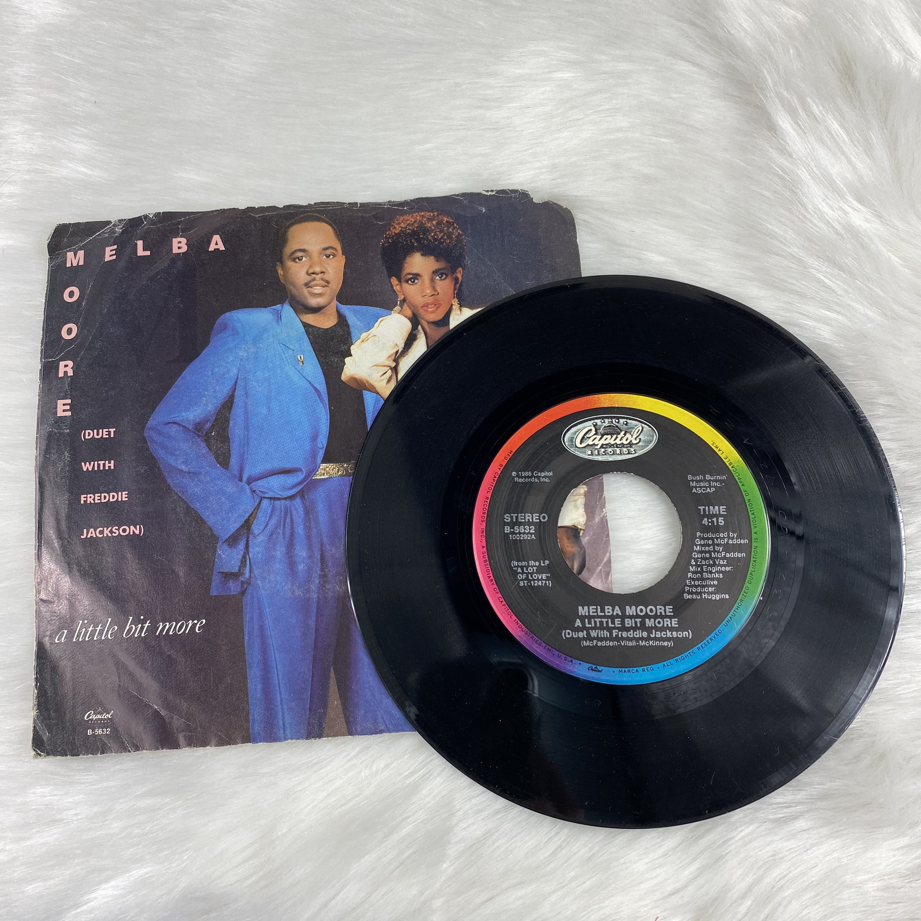 Vintage Melba Moore/freddie Jackson 45 Single, A Little Bit More