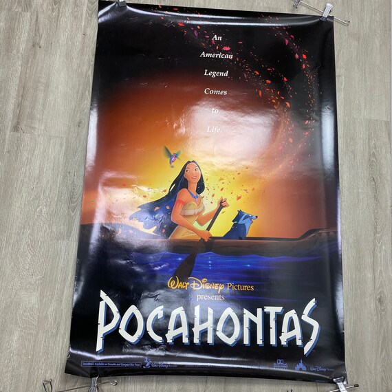 Vintage Original Movie Pocahontas Double Sided 27