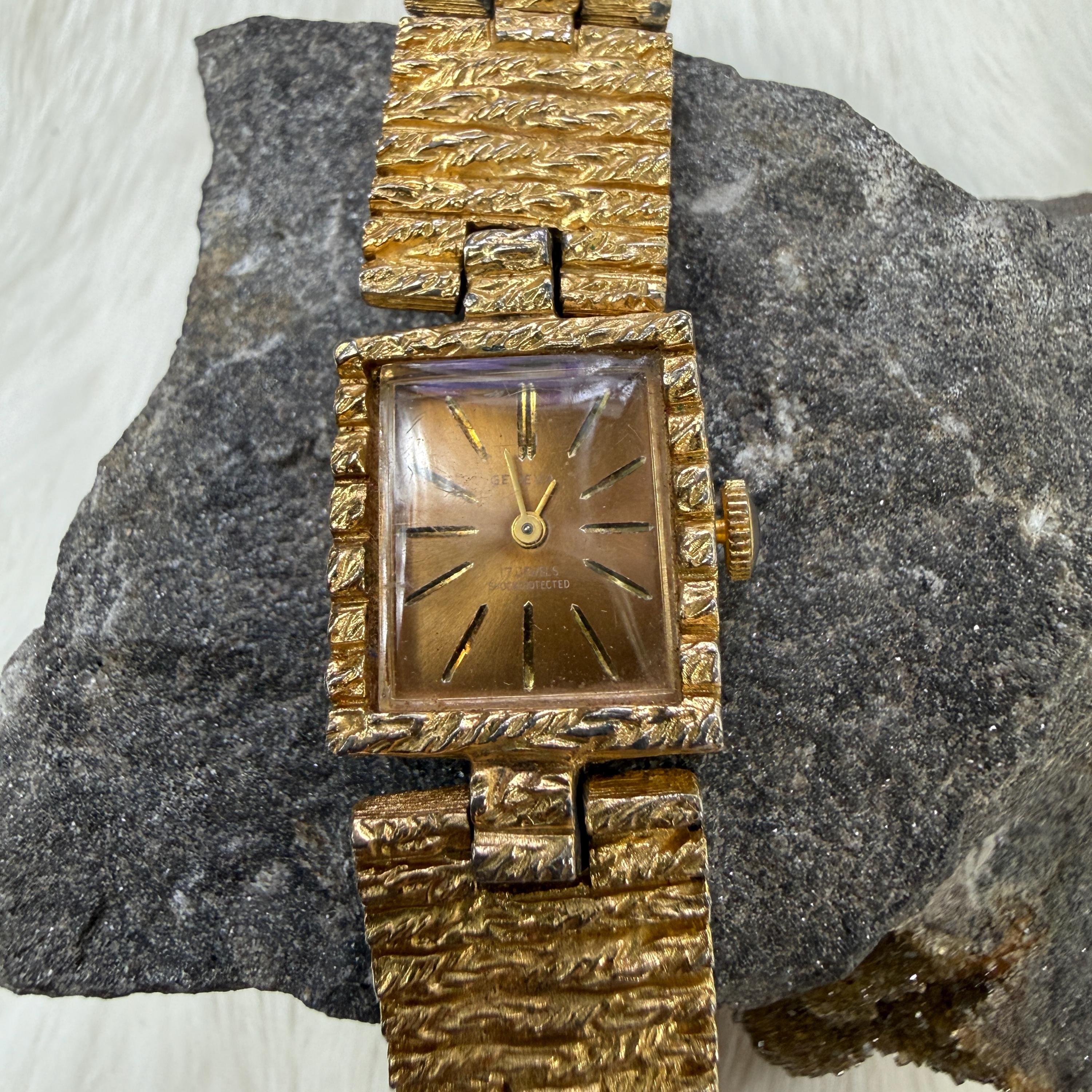Vintage Geneva Ladies Women’s Watch 17 Jewels Manual Stainless Art Deco Style Geneva Art Deco Watches for Women | Mercari main image 4