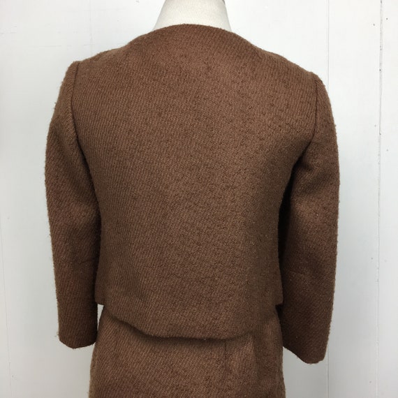 Vintage 60s That DEVONBROOK Look Brown Skirt Suit… - image 10