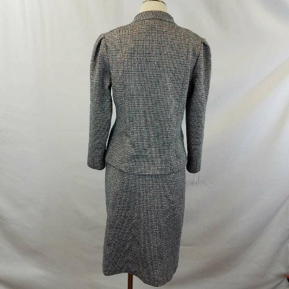 Vintage 1970’s Marty Gutmacher Houndstooth 2 Piec… - image 4