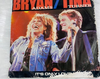 Brian Adams/Tina Turner It’s Only Love 45 rpm vinyl