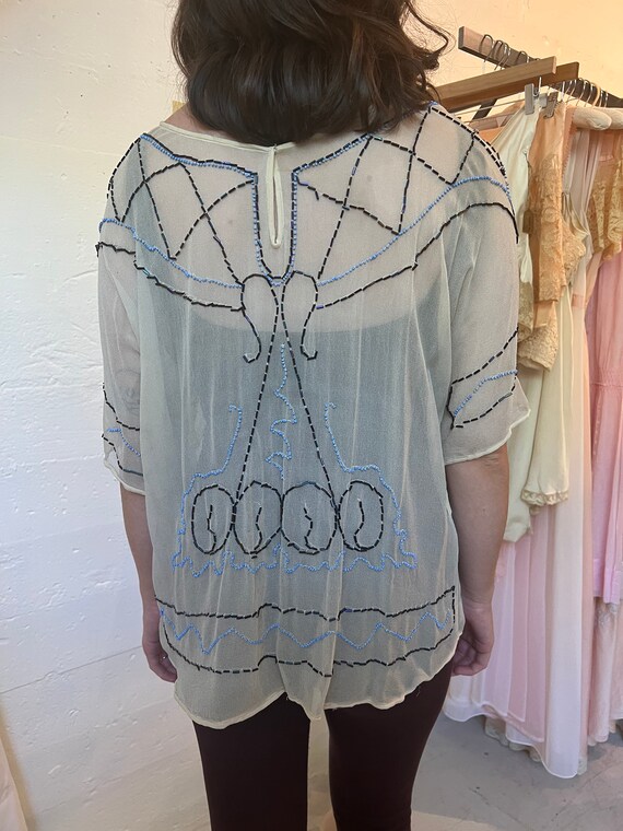 Art Deco Button Up Blouse main image 0
