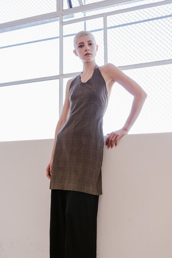Vintage 1990s Zambesi halter dress