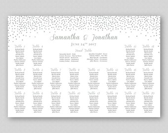 seating chart sign etsy