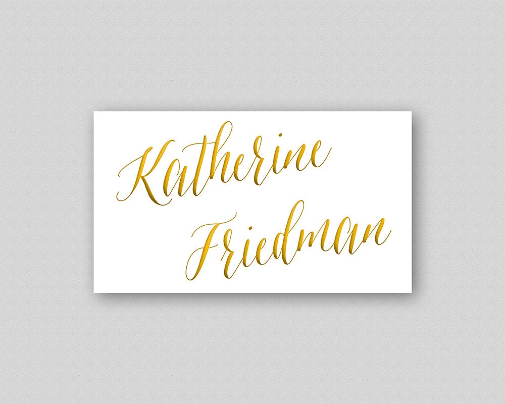 Druckbare Vorlage Tischkarte Gold Tischkarten Hochzeit Etsy