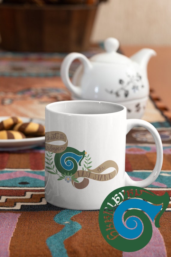 The Last Stand in Sharlayan Coffee Mug Based off of the Cafe in