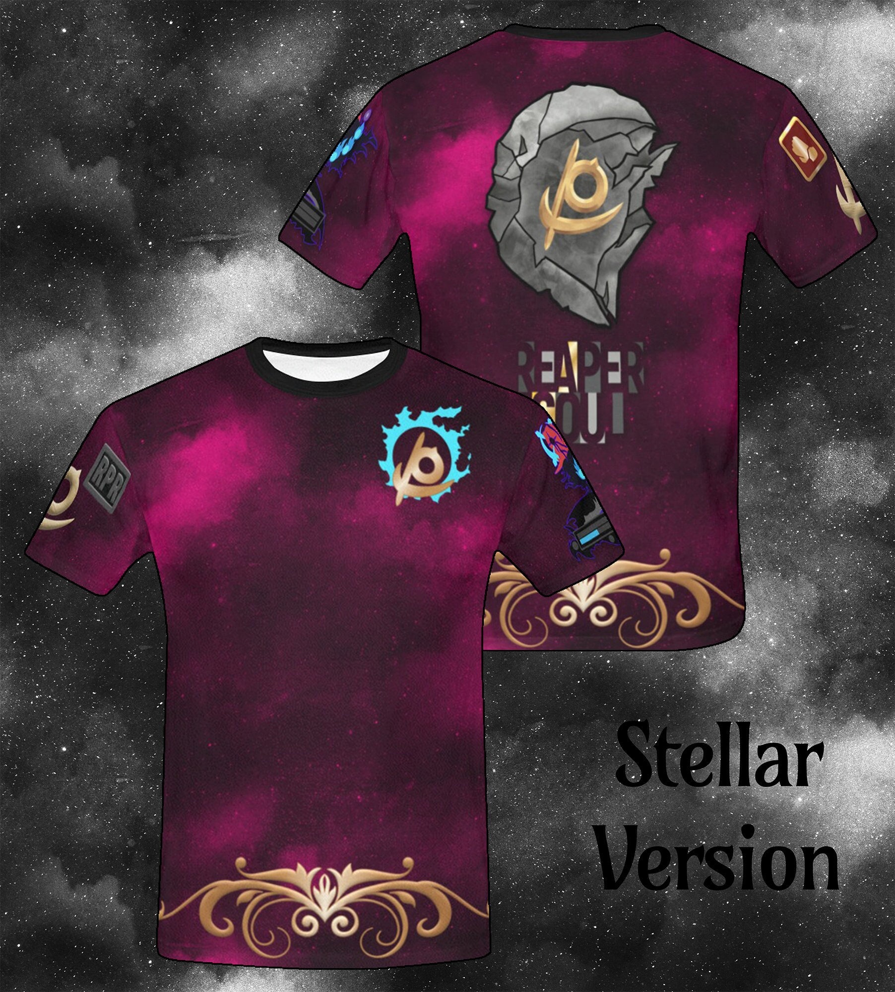 Reaper Soul Crystal Shirt Original Final Fantasy 14 Artwork - Etsy Israel