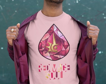 Final Fantasy 14 Red Mage Soul Crystal Shirt - Original Artwork T-Shirt for RDM from FF14 FFXIV