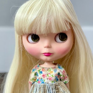 Synthetic Blonde Blythe Wig, 10-11' Doll Wig, Blythe Doll Supplies, Custom Blythe, Blythe, Blythe Doll, Blythe Dolls, Hair for Blythe Doll