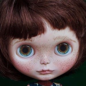 Blythe Middie and Pullip Doll Eyes Realistic Resin Chips Custom Customize OOAK Art Doll Petite Blythe Eye Chips Mini Pullip Eye Chips A27