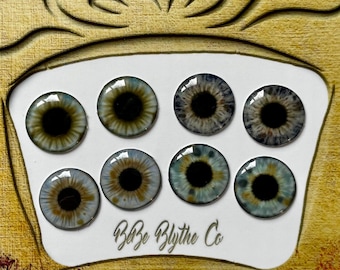 Blythe Eye Chips 4 Pack of Slightly Flawed On Sale Blythe Doll Eyes Realistic Resin Chips Custom Blythe Doll Eye Chips Pack 18