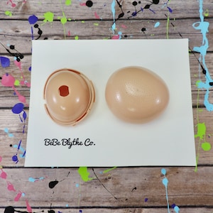 Blythe Dome e couro cabeludo para reenraizamento, Blythe Scalp para reroot, couro cabeludo Blythe em branco, conjunto de cúpula Blythe para molde de boneca RBL