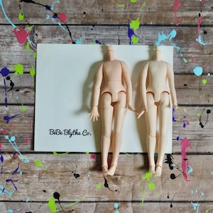 Custom Blythe Doll Body, Jointed Doll Body, Replacement Doll Body, Body for Blythe, Size Small, Flesh Color, Blythe Doll, Blythe