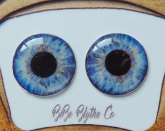 Blythe Eye Chips - Middie, Petite & Pullip Eye Chips, Custom Blythe Eyechips, Realistic Doll Eyes,  Blythe Custom, Blythe Eyes B42