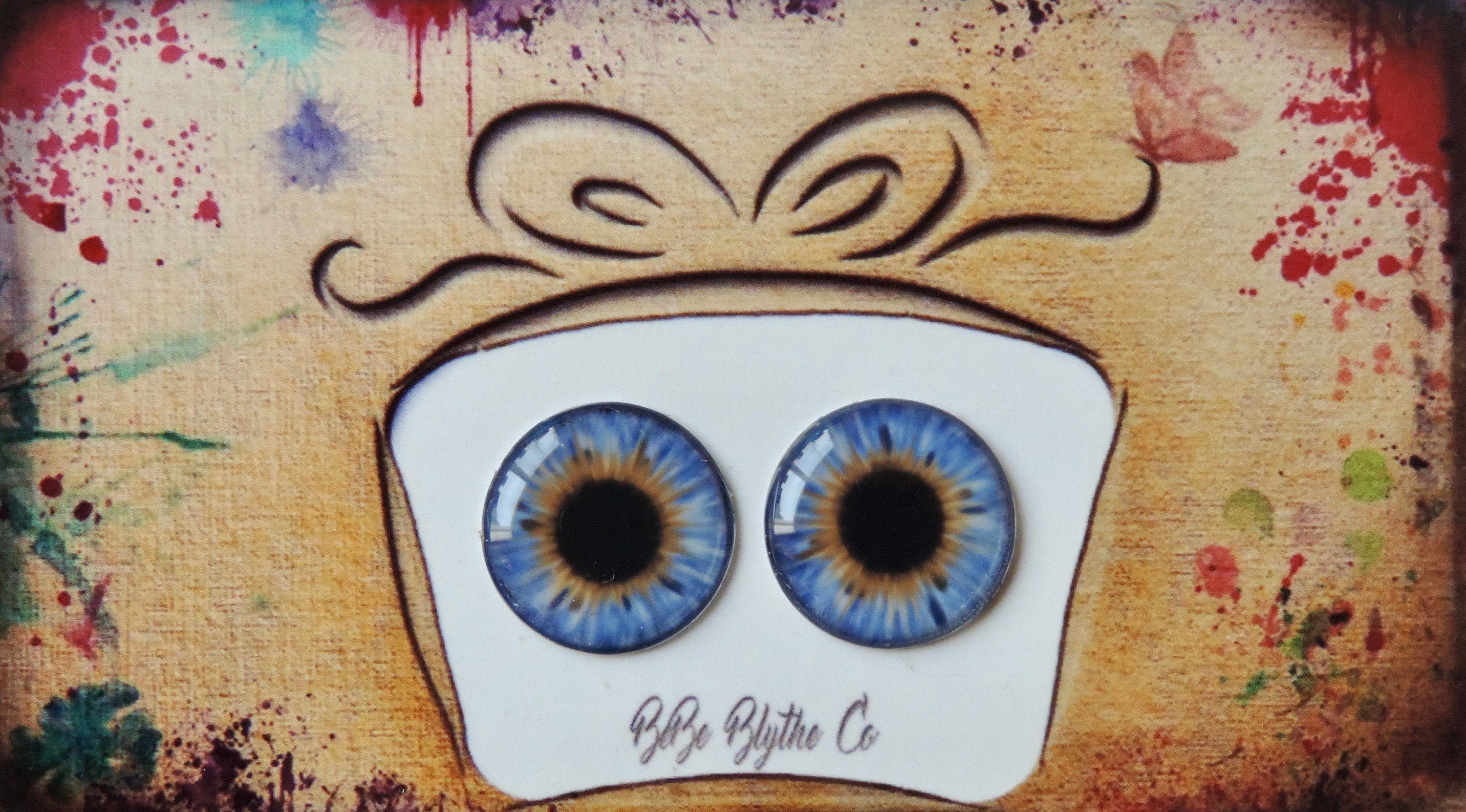 ブライス ミディとプーリップ ドールアイ リアルな樹脂チップ カスタム